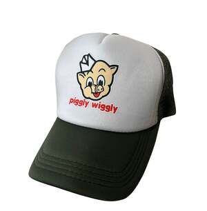 Piggly Wiggly Trucker Mesh Hat, Adjustable Hat, Trucker Hat, Snap Back Hat,